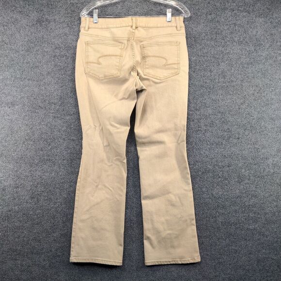 Time And Tru Women's Bootcut Leg Jeans Tan Brownstone 12 Petite 5-Pocket - Picture 5 of 10